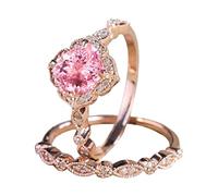 Generisch Poster degli anelli rosa anello anello anello bambini anelli per ragazze blu, 10, Metallo, Nessuna pietra preziosa