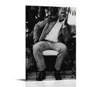 Generisch Poster Morgan Freeman, decorazione per interni ed interni, su tela, 40 x 60 cm