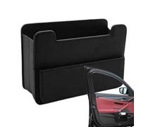 Generisch Posteriore Sedile Auto Organizzatore, Cestino dei rifiuti e Custodia Per Sedile Posteriore, Scatola Pieghevole In Pelle Per Bottiglie Chiavi Smartphone Viaggio Auto SUV Berlina