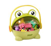 Generisch Press Jumping Frog - Set di giocattoli che saltano rospo giocattolo puzzle con impronte digitali, giocattolo interattivo | per regali di festa per bambini