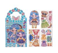 Generisch Principesse, set da gioco magnetico, fantasioso creativo per bambini, studenti, amanti della moda, bambini in età prescolare, feste, casa, aula