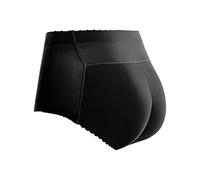 Generisch Prodotti sensuali Senza Cuciture Mutandine Fianchi Sollevamento Pantaloni Delle Donne Modellanti Il Corpo Delle Signore Push-Up Trasparente Lingerie Set, Nero , L