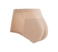 Generisch Prodotti sensuali Senza Cuciture Mutandine Fianchi Sollevamento Pantaloni Delle Donne Modellanti Il Corpo Delle Signore Push-Up Trasparente Lingerie Set, beige., XL