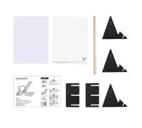 Generisch Proiettore da disegno - Ottico | Strumento da pittura - Portable Image Drawing Board - Riflessione a specchio per smartphone, tablet, bambini, studenti, scrittura, nero, regolabile, stabile