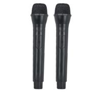 Generisch Prop Microfono - 60 g Black Speech Practice Simulation Pretend Play Mics for Kids | Simulation Toy Microphone, Realistic News Fake Microphone Props, for Birthday