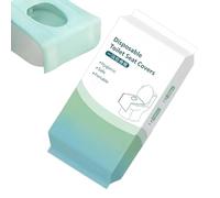 Generisch Protège-Sièges De Toilette - Lot De 10 Pièces Transportables 60 x 40 cm, Couvre-siège WC Jetable En Paper + Film PE, Portable & Hygiénique Pour Voyage, Avion, campeggio, Hôtel & Lieux