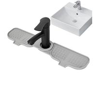 Generisch Protezione antispruzzi per lavello, con la nostra protezione impermeabile per lavello da cucina, a scarico rapido, per supporto in spugna, protezione da