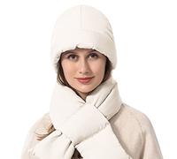 Generisch Protezione invernale da donna, personalità semplice, cappello da pilota ispessito, beige., L