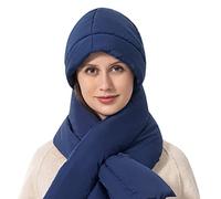 Generisch Protezione invernale da donna, personalità semplice, cappello da pilota ispessito, Blu, L
