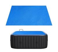 Generisch Protezione isolante per piscina - Copertura solare per cuscino d'aria | Coperta solare per piscina termica, confezione da 1 per il riposo della piscina esterna, blu, protezione contro la