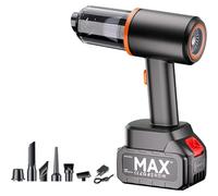 Generisch Pulitore manuale per auto - mini sistema di aspirazione sottovuoto, attrezzatura leggera per la raccolta dello sporco, accessori per auto senza fili, per l'uso quotidiano in auto, ufficio