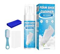 Generisch Pulitore per scarpe da ginnastica bianche, schiuma detergente per scarpe da ginnastica e macchie, per pelle, mocassini, slipper, scarpe da tennis, escursionismo e libero, viaggi e casa