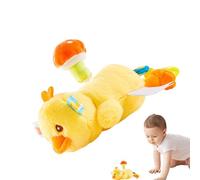 Generisch Pull-String Plush Duck Soother Hanging Toy | 7,3 x 3,5 x 2 pollici Infant Crib Stroller Cuddle Pal | Morbido poliestere Sensory Development Gift | Educational Hanging Animal Friend