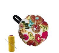 Generisch Puntaspilli da cucire,Puntaspilli da cucire - Porta aghi a forma di | Puntaspilli con motivo floreale ed elastico per cucire e trapuntare