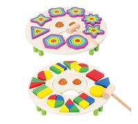 Generisch , puzzle per bambini, giocattolo educativo per il riconoscimento della forma, per bambini 3 ai 6 anni, giocattolo educativo in età prescolare con funzione per promuovere le