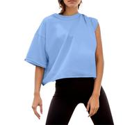Generisch Quick Dry Shirts - Maglietta da donna con foro per il pollice, a maniche lunghe, sportiva, per palestra, yoga, girocollo, leggera, fitness, allenamento, UPF 50+, traspirante, Maglietta L3