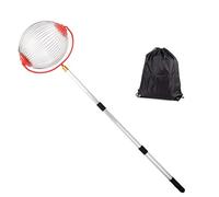 Generisch Raccolta di noci pecan - Strumento regolabile in alluminio antiruggine, manico liscio ed ergonomico, struttura resistente, strumento di raccolta per terra da giardino, frutta, nocciole