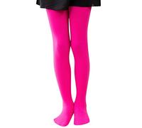 Generisch Ragazze Leggings Cotone Elasticizzato Balletto Pantaloni Da Danza Collant Primavera Estate Bambino Bambino Ragazza Confortevole Traspirante Calze Di Base, rosa intenso, 4-6 anni