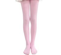 Generisch Ragazze Leggings Cotone Elasticizzato Balletto Pantaloni Da Danza Collant Primavera Estate Bambino Bambino Ragazza Confortevole Traspirante Calze Di Base, RD1, 4-6 anni