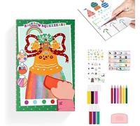 Generisch Rainbow Squeeze Art Kit 2026 - Nuovo kit Rainbow Art Magic Rainbows - Kit di carta antigraffio per pittura creativa rastrelliera fai da te come regalo originale (B)