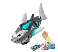 Generisch Rc Shark | Robot realistico a batteria telecomandato,Giocattolo di squalo della robotica galleggiante,Per i bambini e per giocare in acqua, bagno e