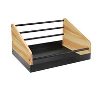 Generisch Record Holder - Large Capacity LP Stand, Modern Non Slip Storage Rack with Open Display Design, Easy Access Organization Feature, Ideal Bedroom Living Room Apartment Shop Desk Shelf Table
