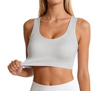 Generisch Reggiseno push-up senza cuciture e comodo senza ferretto con supporto per la schiena, modella previene le pieghe sospese, ideale per tutti come maglietta., grigio., XL