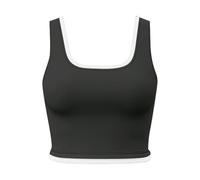 Generisch Reggiseno sportivo senza cuciture Racerback ad alto sostegno per la parte superiore di allenamento non imbottita con trasporto dell'umidità e vestibilità comoda per yoga, palestra e corsa