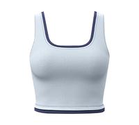 Generisch Reggiseno sportivo senza cuciture Racerback ad alto sostegno per la parte superiore di allenamento non imbottita con trasporto dell'umidità e vestibilità comoda per yoga, palestra e corsa