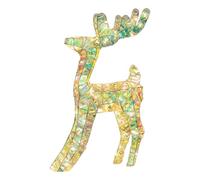 Generisch Reindeer Ornamento - Reindeer Christmas Decor | Design Leggero con Ciondolo e Struttura per Tradizione, Celebrazione, Famiglia e Festa, Taglio Acrilico con Luce per catturare Gli
