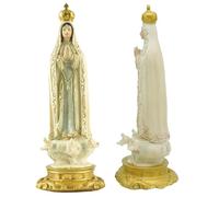 Generisch resina I Nostri Cari Di Fatima Statua, Nella Vergine Maria Benedetta Madre Figura Ufficio Cattolico Decorazione Domestica - Cattolico Per Vivace Figura Pigriziale Per La Casa O Cappella
