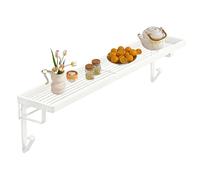 Generisch Resistente al calore - Scaffale in ferro senza fori per l'organizzazione di casa e appartamento grazie all'integrazione di scaffale