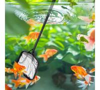 Generisch Retino per piscina e laghetto | rete fine per skimmer piscina | Retino per la pulizia della piscina con foglie sottili e piccole parti | Retino ABS con manico antiscivolo 35 cm