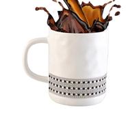 Generisch Rhinestone Coffee Mug | Rhinestone Mug with Rhinestone Embellishment Ceramic Coffee Cups, Ceramic Tea Milk Drinking Containers | Breakfast latte 300 ml For Friends Lovers