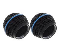 Generisch RK265G - Cestino di ricambio per microfono vocale Shure Beta 58A, colore nero, confezione da 2