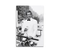 Generisch Roger Moore - Poster retrò con fantastiche opere d'arte su tela, decorazione da parete, 30 x 45 cm