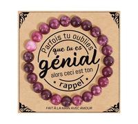 Generisch Rosa 4 Gioielli Bracciale Naturale Donna Originale Regalo Adolescente Ragazza Regali Noel Donna Regalo Compleanno Braccialetto Regalo Per Nonna Mamma Sorella Colleghi Acciaio Magnetico