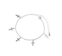 Generisch Rosa 8 Bracciale Anelli per Coppia, Amore Eterno, Gioielli Personalizzati, Regalo Messaggio Perlato Naturale 4 Gioielli Inossidabili, Taglia unica, Metallo