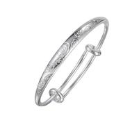 Generisch Rosa Argento Quarzo Gioielli Beaded Hand Woven Rope Braccialetto Suitable As A Birthday For Your Per Molti Con Elastico Gioielli, Taglia unica, Metallo