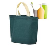 Generisch Sacchetti per la spesa riutilizzabili, sacchetti regalo riutilizzabili, tessuto non tessuto, grande capacità per l'uso all'aperto durante i pic-nic in conferenze e in cucina, verde, vedi