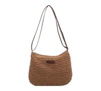 Generisch Sacchetto di paglia - Borsa per centrifuga Pour Femme | Borse Tout-Tout in paglia estiva per donne per riunioni coraggiose, vacanze, shopping, escursioni, beige., descrizione