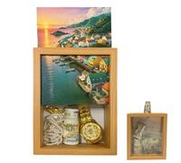 Generisch Safe Frame - Scatola portaoggetti per nascondersi segreti, cornice con scomparto nascosto, decorazione da parete, sicurezza | Posto discreto per oggetti di valore, contanti, gioielli