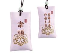 Generisch Sale spirituale con sacchetto, sacchetto di sale spirituale, collana buddista, design classico per speranza e protezione, ideale per armadio, auto, studio, uffici