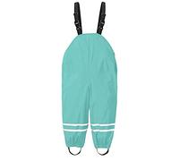 Generisch Salopette antipioggia per neonati, antivento, impermeabili, tuta da fango, Playsuit, pantaloni da pioggia foderati in nylon, Blu, 140 cm