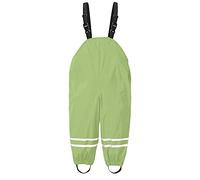 Generisch Salopette antipioggia per neonati, antivento, impermeabili, tuta da fango, Playsuit, pantaloni da pioggia foderati in nylon, verde, 92 cm