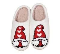 Generisch San Valentino coppia confine inverno amore cotone pantofole indoor casa peluche pantofole calde 185, RD1, 36 EU
