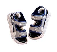 Generisch Sandali 39 per neonati, bambini e ragazzi, cinghie regolabili, leggeri, comodi, casual, per l'estate all'aperto antiscivolo scarpe bambino, Blu, 28 EU