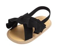 Generisch Sandali da bagno da ragazza, per bambini, estivi, con suola morbida e spessa, antiscivolo, per interni ed esterni, da spiaggia, Nero , 5
