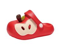 Generisch Sandali da doccia unisex coppia con graziosi frutti, con plateau imbottiti, 213, Colore: rosso, 40 EU