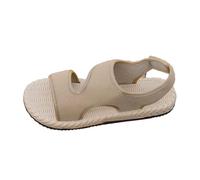 Generisch Sandali da donna alla moda da indossare tutti i giorni, design a punta aperta con chiusura. Comoda suola piatta. Adatto per abbigliamento casual. Calzature perfette per la primavera e